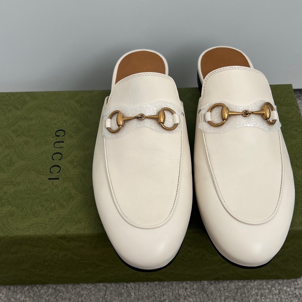 Gucci Princetown leather mules